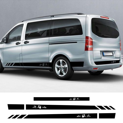 Generic Car Stickers For Mercedes Benz Vito V Class Viano W638 W639 W447  Marco Polo Camper Van Sport Vinyl Decal Tuning Accessories