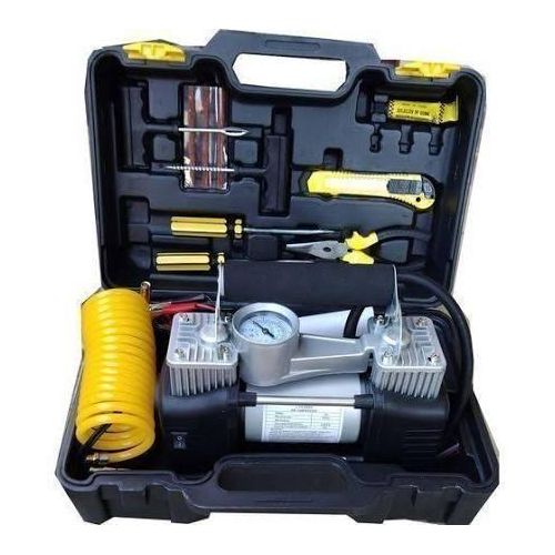 Pump It Heavy duty double cylinder tyre air pump inflator  compressor