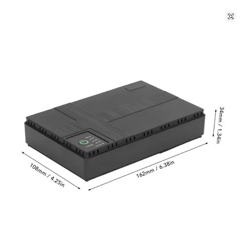 product_image_name-Generic-Uninterruptible Power Supply for Mini UPS, 10400mAh Mini UPS POE Power Bank, Mini Lithiumion Backup Powerbank, UPS Uninterruptible Power Supply, DC 12V, 9V, 5V Output, 10400mAh 48HRS Non-Stop Backup Power Supply UPS Power Bank Uninterruptible Power Supply-3