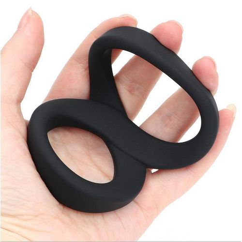 product_image_name-Gm-8-character lock ring silicone double ring couples male delay ring resistance ring  toys-6