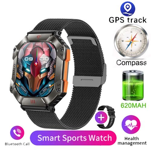 product_image_name-Generic-Smart Watch Men Sports Fitness Tracker Ip67 Waterproof AI Voice Bluetooth Call Smartwatch 2023-1