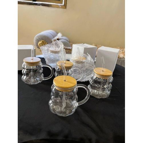 Generic Bubble Mug With Straw Cute Reusable Drinking Cup Water Juice Coffee Tumbler - image 2