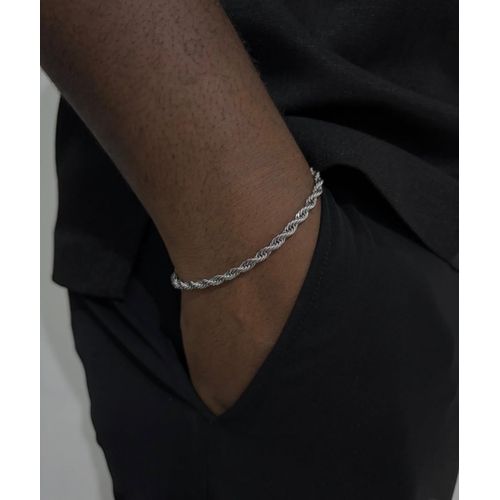 Fashion Royal Twist Sliver Bracelet