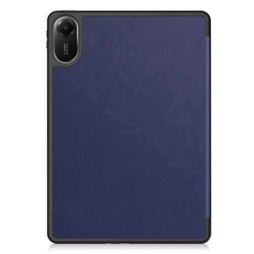 Generic Redmi Pad 2 (11 Inch) 2025 Pen Space Leather Smart Case  - Blue - image 2