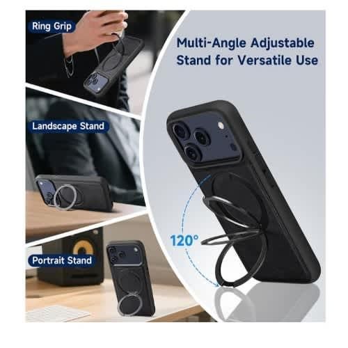 Generic Leather Case For Iphone 17 Pro Ma - image 2