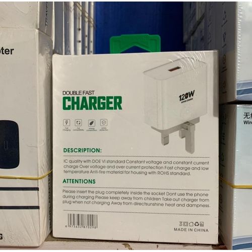 Generic Double Fast Charger IOS( IPhone )(Model:SH-A 4003) - image 2
