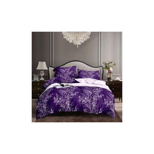 product_image_name-Generic-LUXURY COTTON PLAIN PURPLE DUVET SET  with 4 pillowcases (Bedding  Set)-1