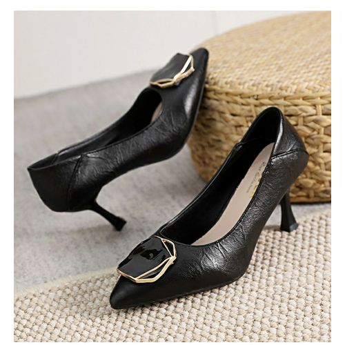 Office black stilettos store