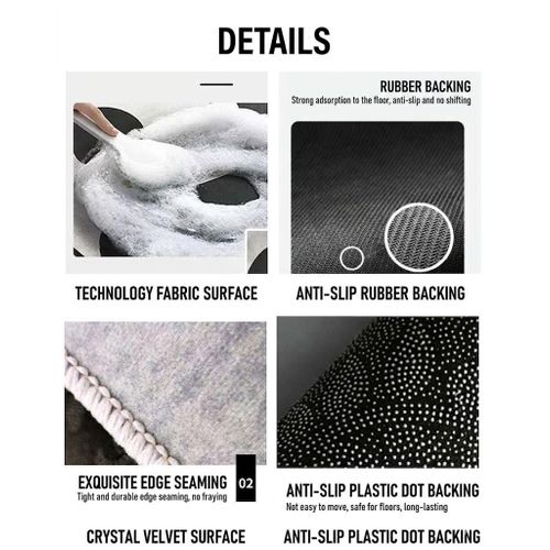 Generic Non-Slip Absorbent Quick-Dry Bathroom Floor Mat – Various Modern Styles (Single Item) - image 3