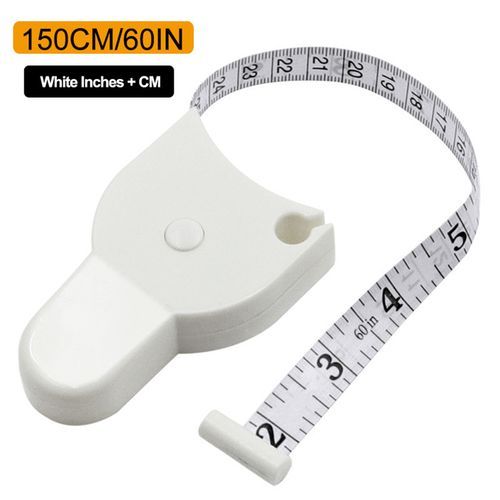 Generic (B)Self-tightening Measure Tape 150cm/60 Inch Body Measuring Ruler  Crafts Sewing Tailor Measurement Tools Automatic Circle Ruler DON