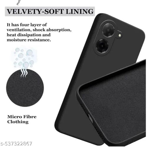 product_image_name-XIAOMI-Redmi A5/Poco C71 High Quality Liquid Silicone Protective Back Case -2