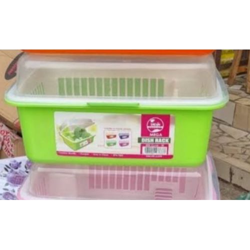 Sacvin Plastic Plate Rack With Cover Drainer Jumia Nigeria