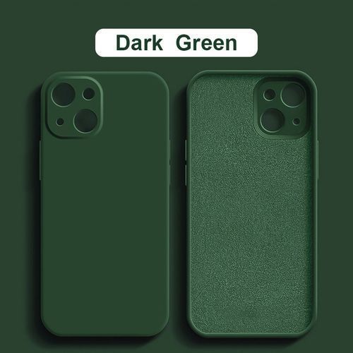 Generic New IPhone 11 12 13 14 Series 12 13 Mini Xs Xr Xs Max Silicone Back  Case - Black