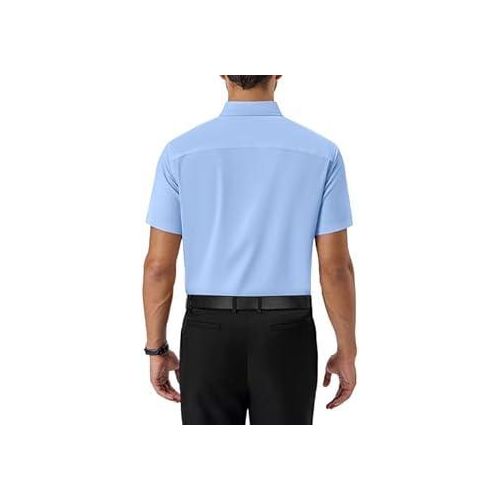 Fashion Men's Quality Short Sleeve Shirt - Sky Blue - image 3