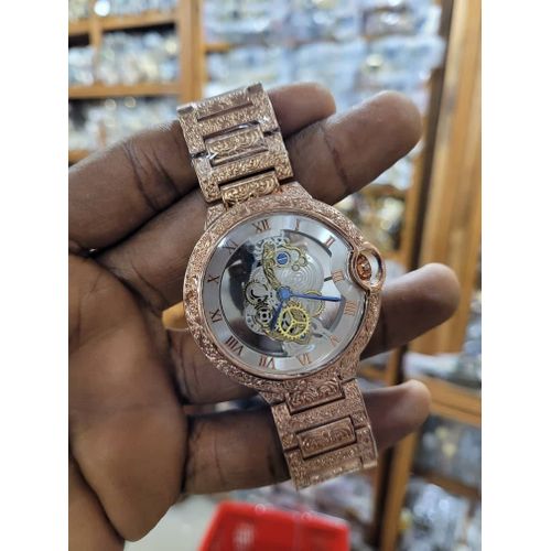 Iced Out Mens Gold Wristwatches With Rhinestone Choker, Bling Crystal  Tennis Chain, And Hip Hop Gold Finish From Nhenhao, $33.74 | DHgate.Com