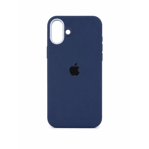 Generic Premium Liquid Silicone Shockproof Protective Case for iPhone 16 Plus – Navy Blue