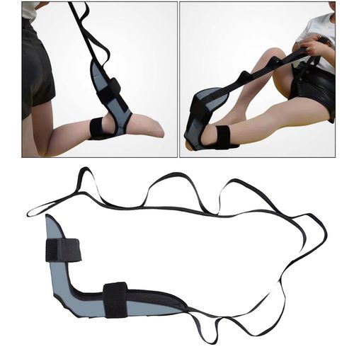 Generic Yoga Stretch Strap Multi Loops Calf Stretcher Home Equipment Leg