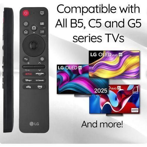 product_image_name-LG-Original Smart Replacement AI Magic Remote Control for All Series: OLED, QNED, UHD, LED, LCD (MR25GA-With Voice Command-2
