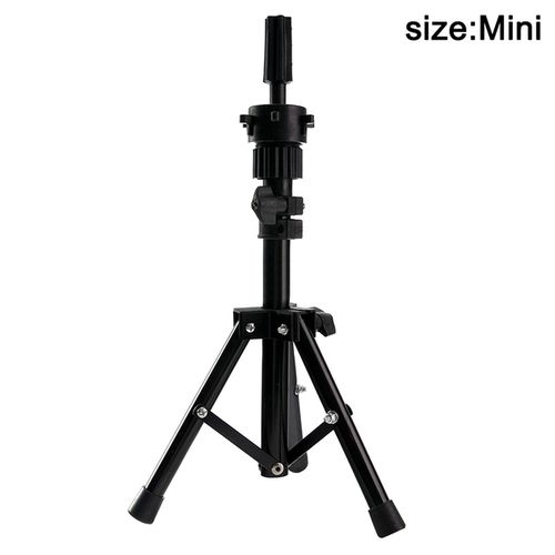 Wig Stand Tripod 64Cm Mini Adjustable Wig Head Holder Tripod Stand