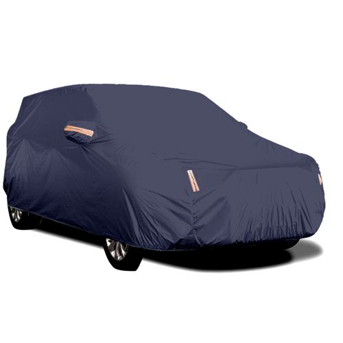 Generic Car Cover Full Sedan Covers With Reflective Strip Sunscreen