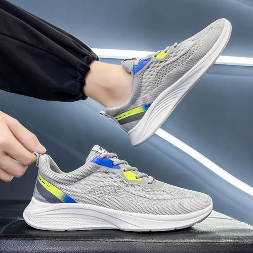 Fashion New Men's Cozy Damping Running Cushion Shoes Fashion Breathable  Sneaker