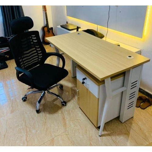 Generic New Modern K1 Metal Office Table with Drawers (Chair Excluded)