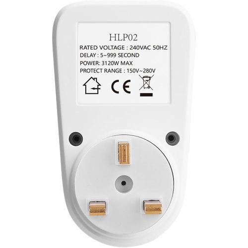 SIKITUT Automatic Surge Protectors Fridge/TV Guard Voltage Protector Socket Switcher LED Indicator - image 7