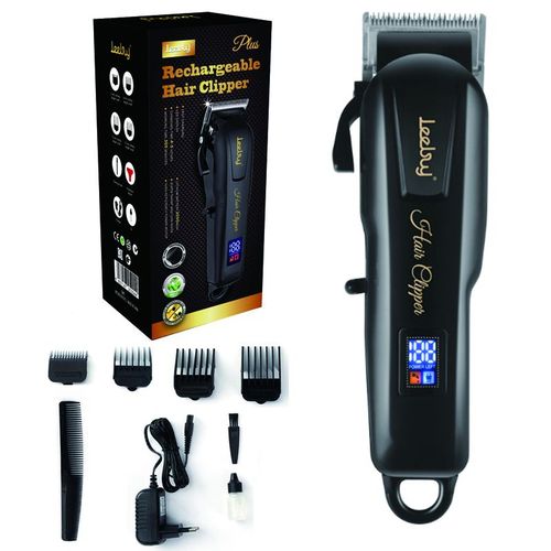 Generic Lee Buy 2000mAh Rechargeable Hair Clipper With Led Display+free Aftershave