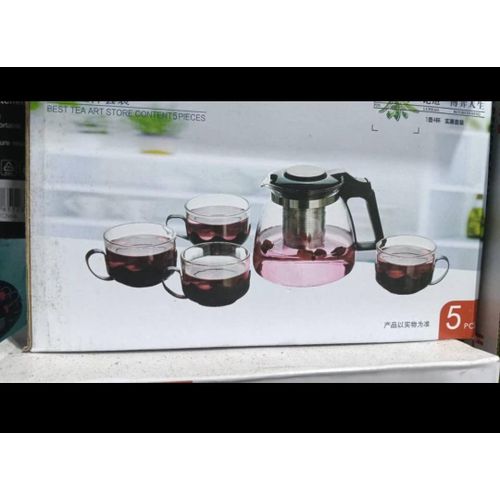 product_image_name-Generic-Glass Tea Cups With 4 Cups Set-1