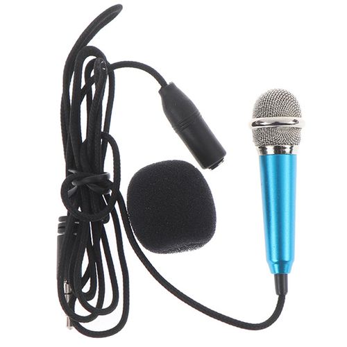 Portable 3.5mm Stereo Studio Mic KTV Karaoke Mini Microphone For Smart  Phone Laptop PC Desktop Handheld Audio Microphone