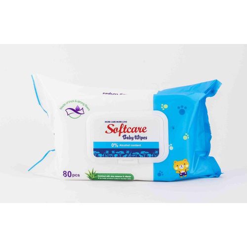 product_image_name-Generic-Softcare Baby Wipes Pack - 100 Pcs.-1