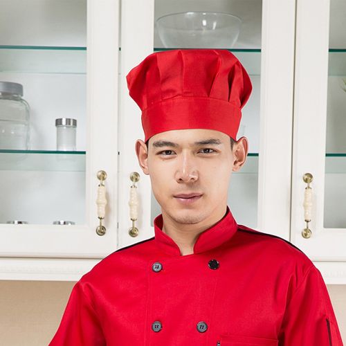 product_image_name-Generic-Comfortable Chef Hat Cook Cap Baker Catering Food Serving Adjustable-1