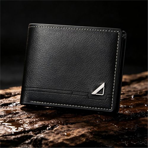 Fashion DJL Soft Leather Bifold Wallet Multi Card Slots For Men