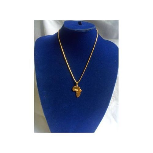 product_image_name-Fashion-Map Of Africa Pendant And Necklace-1