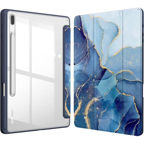 Generic Marble Pattern Tablet Case For Samsung Galaxy Tab S9, Lightweight Shockproof Protective Cover, Foldable Stand Tablet Accessories, S Pen Not Included - image 2