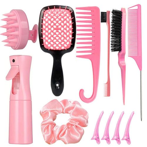 product_image_name-Generic-12pcs Hairdressing Comb Set, Styling Tool Set, Suitable for all hair types-1