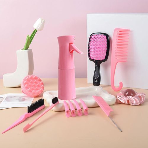 product_image_name-Generic-12pcs Hairdressing Comb Set, Styling Tool Set, Suitable for all hair types-2