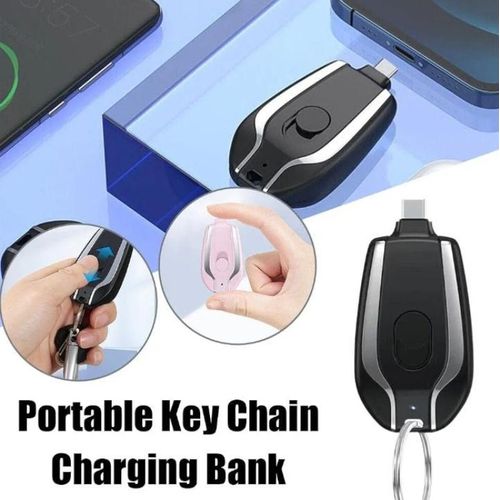 Generic Mini Portable Key Holder Power Bank 1500mah Capacity - image 2