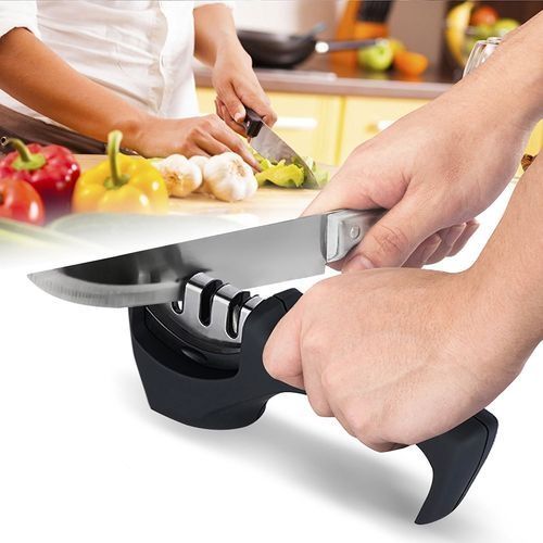 Generic Knife & Scissor Sharpener, 2021 New Kitchen 3-Stage System