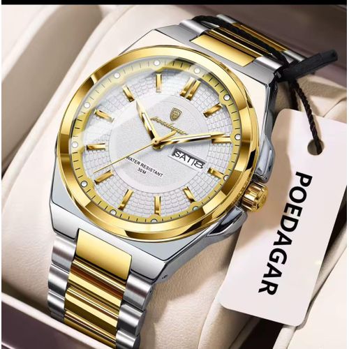 product_image_name-POEDAGAR- Men luxury Bracelet Chronograph Watch -1
