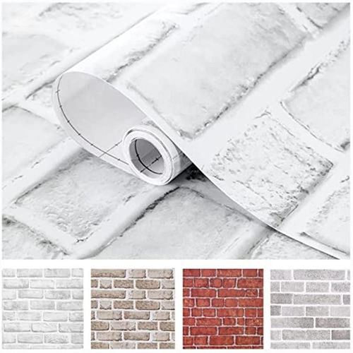 Generic Brick Wallpaper Peel And Stick For Bedroom Faux Brick