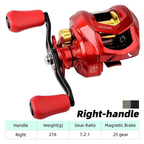 Generic Baitcasting Reel High Speed 7.2:1 Reel Bait Casting Right