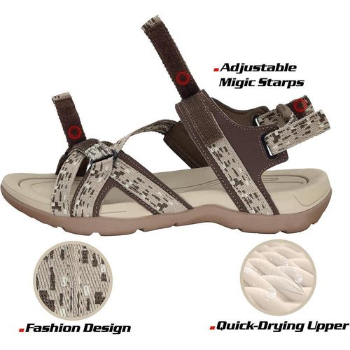 Grition Womens Athletic Open Toe Sandal with Arch Support Adjustable Walking Shoes - image 4