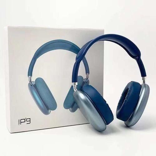 Generic P9 Wireless Bluetooth Headset Headphone-blue