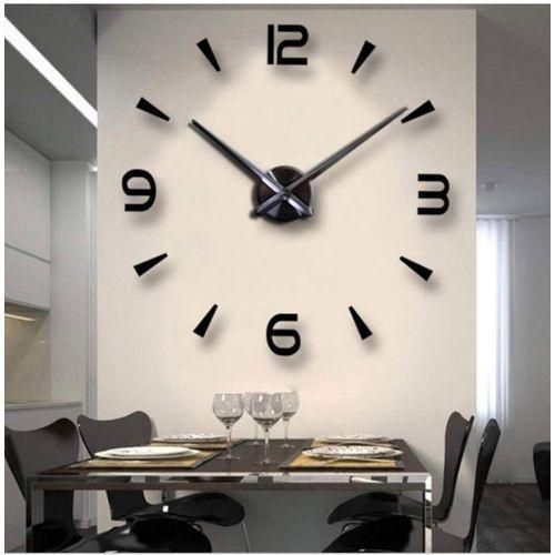 Generic Big Size DIY 3D Sticker Wallclock