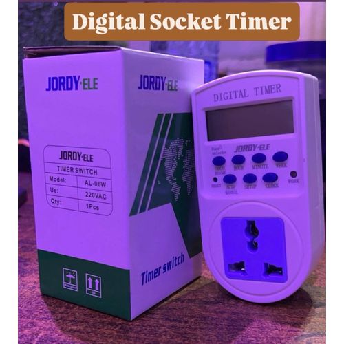 JORDY ELE Digital Socket Timer  10-13AMPS.