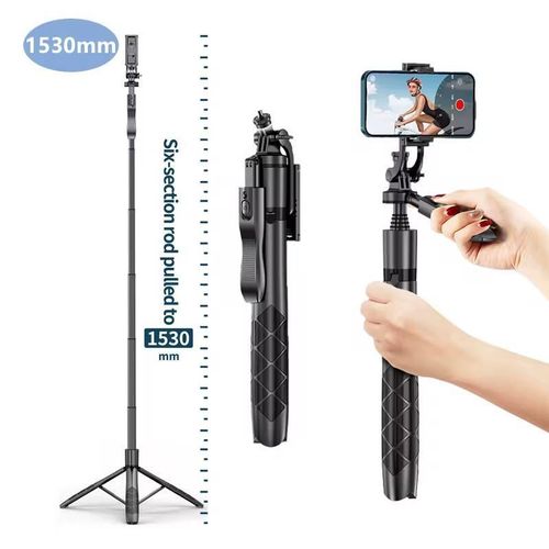 product_image_name-Hunter-L16 Phone Selfie Stick Tripod With Bluetooth Shutter-3