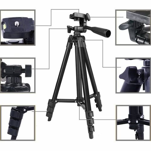 product_image_name-Generic-Portable Camera Tripod Phone Holder,Bluetooth Shutter,Bag-2