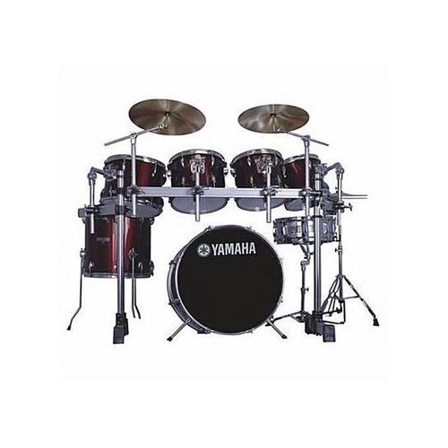 Generic Yamaha 7set Drum (RACK) Wine Red