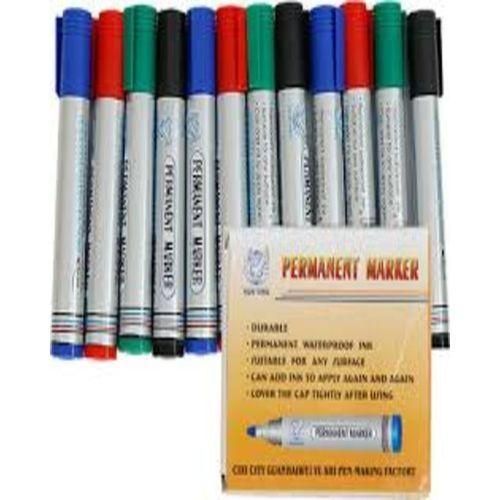 Spot 12 Mult Colour Permanent Marker